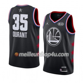 Maillot Basket Homme Golden State Warriors Kevin Durant 35 2019 All-Star Jordan Brand Noir Swingman